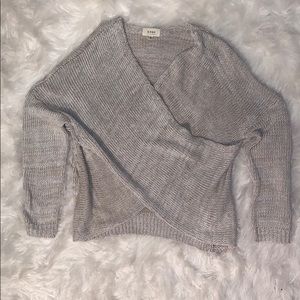 Crossover sweater